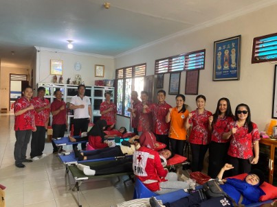 Peduli Sesama, PSMTI Lamteng Rutin Laksanakan Bakti Sosial Donor Darah