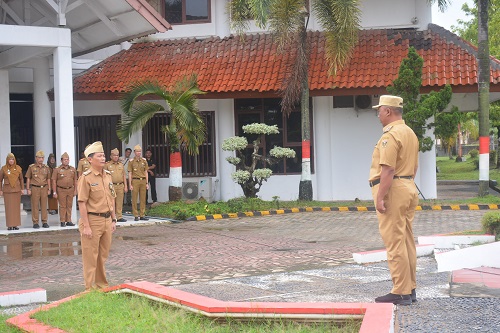 Pimpin Apel Perdana, Wabup Lamteng Minta Jajaran Maksimalkan Pelayanan Terhadap Masyarakat