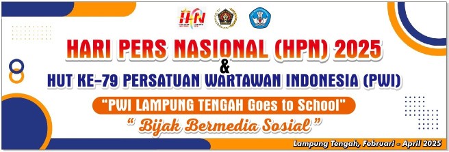 Peringati HPN 2025, PWI Lamteng   Ajak Pelajar SMAN 1 Terbanggibesar Bijak Bermedia Sosial