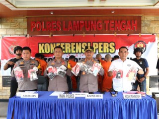 Ungkap Kasus Narkoba, Polres Lamteng Amankan 30 Tersangka