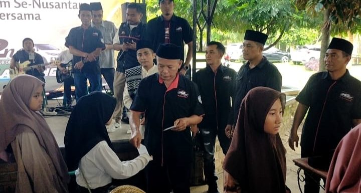 Jemput Berkah Ramadan, ID42NER Chapter Lampung Santuni 133 Anak Yatim Dhuafa
