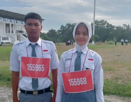 Dua Siswa SMKN 1 Seputihagung  Lolos Seleksi Paskibraka Kabupaten Lamteng dan Provinsi Lampung 2025