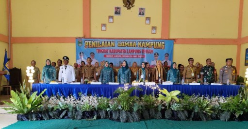 Dapat Verifikasi Lapangan  Tim Penilai Kabupaten, Kampung Donoarum Siap Melaju ke Provinsi Lampung