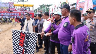 Bupati dan Wabup Lamteng Kompak, Buka Adventure Trail di Lembah Mutiara Sai Rumbia