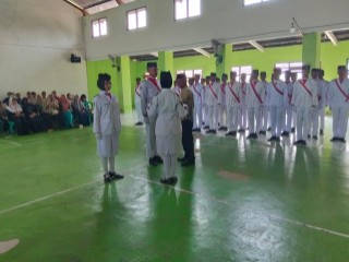 Paskibra Kecamatan Trimurjo Resmi Dikukuhkan