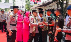 Kapolda Lampung Kunjungan Kerja Ke Polres Lamteng