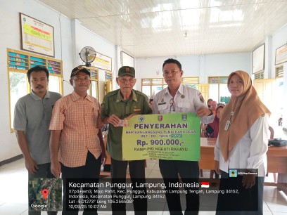 38 KPM Kampung Ngestirahayu Terima BLT-DD Tahap II Triwulan ke III Tahun 2025