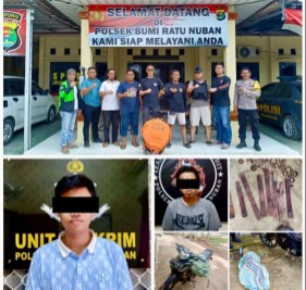 Dalam Sehari, Polsek Bumi Ratu Nuban Bongkar Dua Kasus Pencurian
