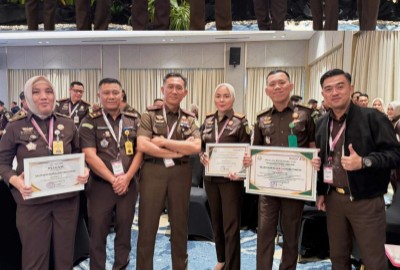 Bawa Kejari Lamteng Juara 1 Intelijen se-Lampung, Alfa Dera Resmi Jabat Kasi Intel Lombok Tengah