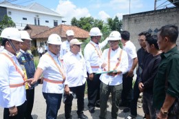 Abdullah Surajaya Dampingi Gubernur Lampung Groundbreaking Ruas Jalan di Lampung Tengah