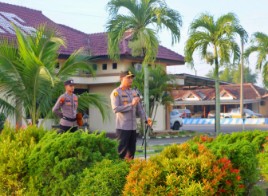 Kapolres Lamteng Pimpin Apel Siaga Pengamanan May Day 2026