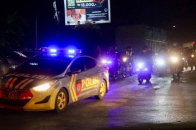 Pastikan Malam Takbir Idul Adha Aman dan Kondusif, Polres Lamteng Gelar Patroli Gabungan