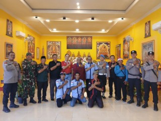 Jajaran Polres Lamteng Amankan Perayaan Hari Raya Waisak