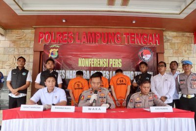 Polres Lamteng Kejar Otak Jaringan Narkoba di Balik Penyelundupan Ribuan Pil Ekstasi
