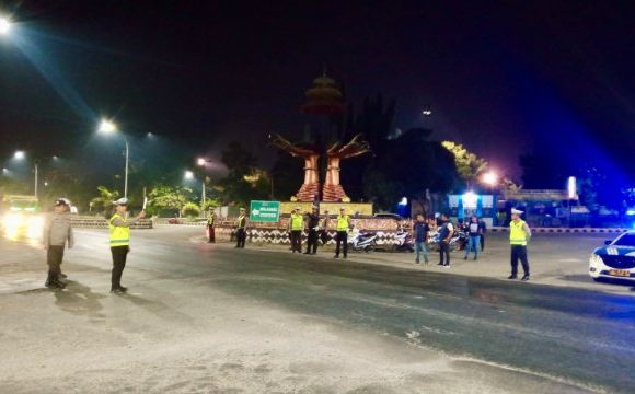 Jaga Kamtibmas Tetap Kondusif, Polres Lamteng Perkuat Patroli Malam