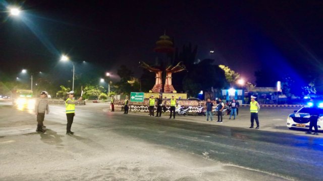 Jaga Kamtibmas Tetap Kondusif, Polres Lamteng Perkuat Patroli Malam