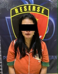 Saat Gunakan Sabu, Seorang IRT Diamankan Polsek Way Pengubuan