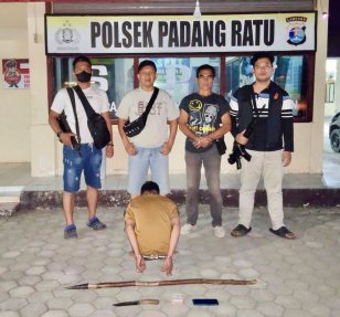 Kurang dari 6 Jam, Pelaku Pencurian Dibekuk Tekab 308 Polsek Padang Ratu