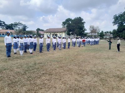52 Anggota Paskibraka Seputih Mataram Giatkan Latihan Jelang Peringatan HUT Kemerdekaan RI ke-81